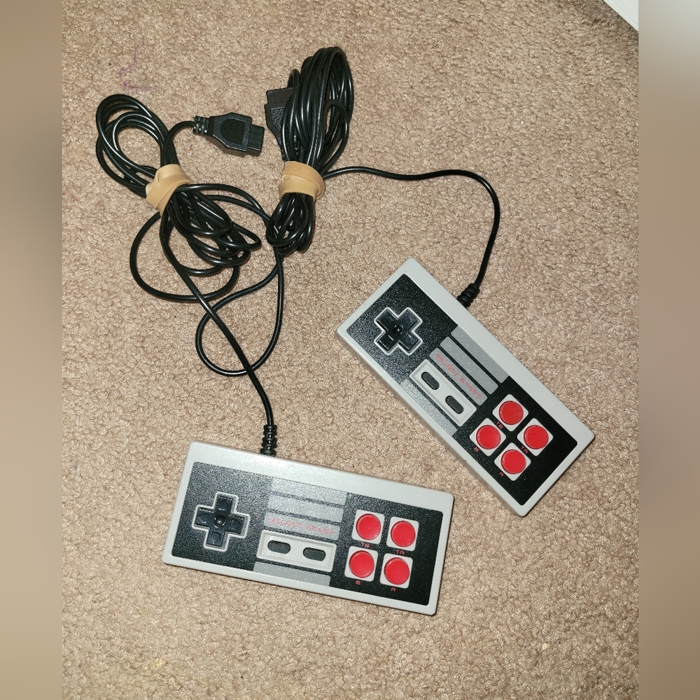 Gaming Console Controllers - Black and Gray x2